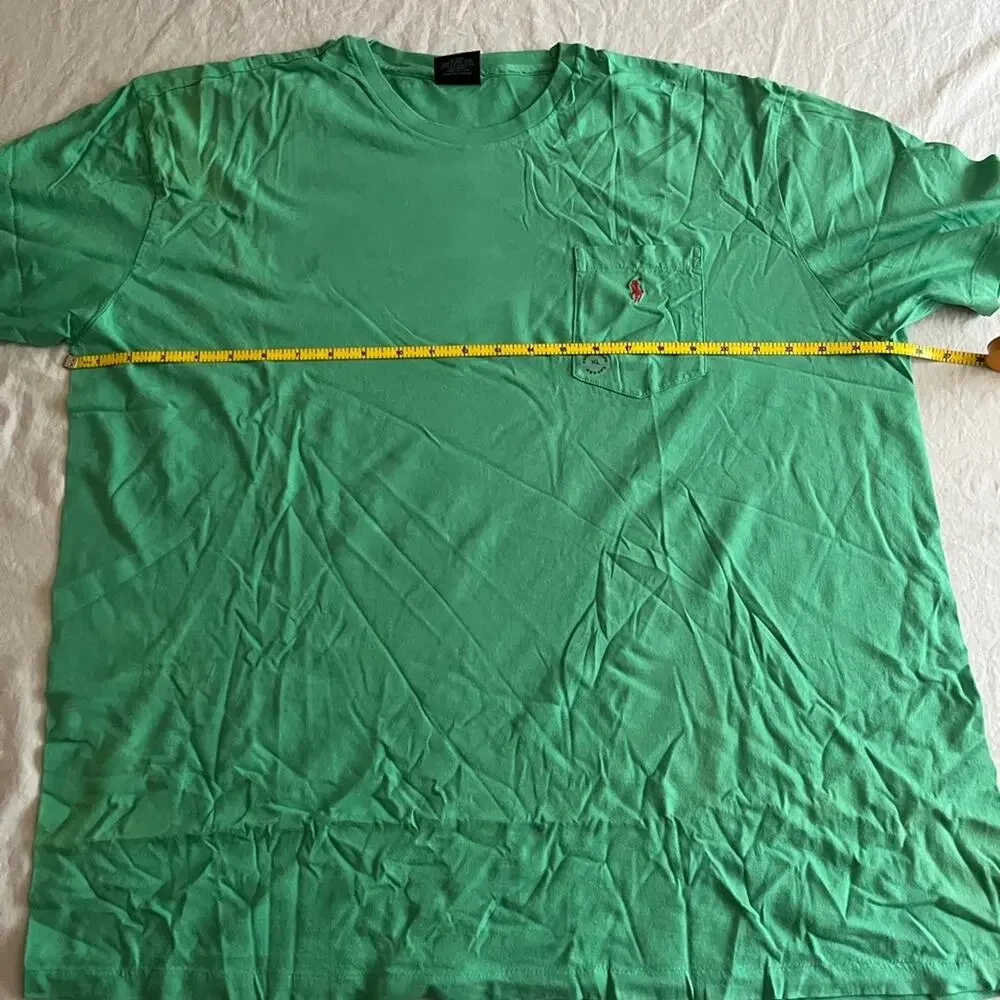 Vintage Polo Ralph Lauren Shirt Green Short Sleeve Mens XL VIntage